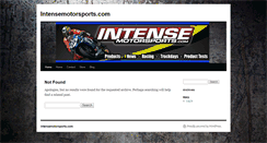 Desktop Screenshot of intensemotorsports.com