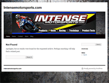 Tablet Screenshot of intensemotorsports.com